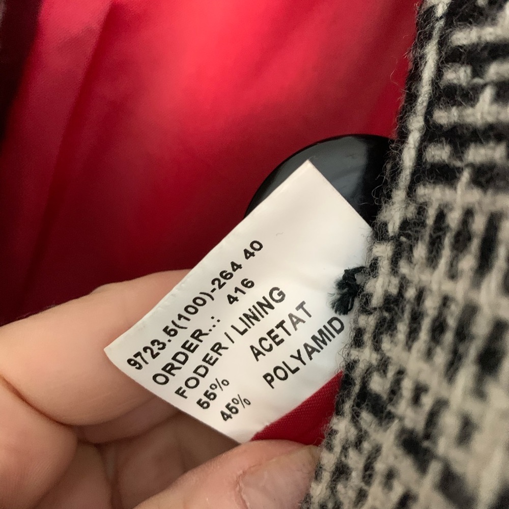 GORGEOUS Maria Westerlind long wool coat - Picture 8 of 8